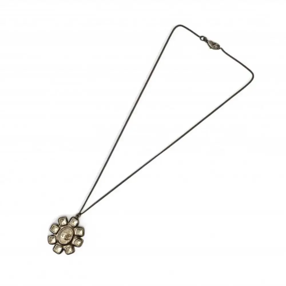 CHANEL Gold Logo Necklace